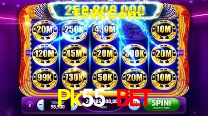 Biblioteca de slots populares na Pk55 Bet